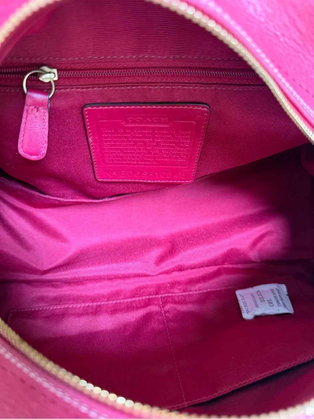 Coach Vintage Y2K Mia Pebbled Leather Satchel with Braided Handles 10048 Pink